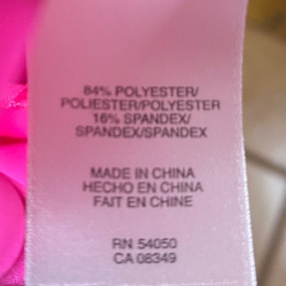 Rachel Rachel Roy Hot Pink Sleeveless Dress Draped Neck Size S - Picture 7 of 9